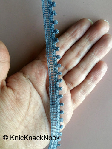 Wholesale Grey 9 Yards Lace Trims 10mm Wide, Fringe Trimming, Decorative Fringe Tape